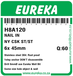 H8A120 - Nylon Countersunk ST/ST -H8A120_Label_T